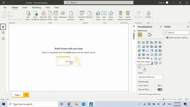 Build a stock candlestick chart in Power BI смотреть онлайн