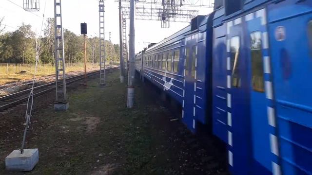 Электропоезд ЭД4М-0394 "РЭКС" регион-экспресс! смотреть онлайн