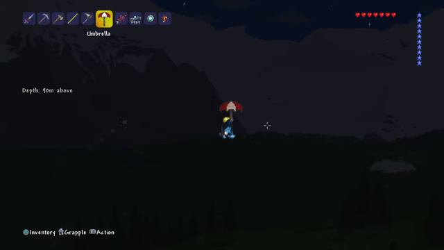 Terraria battle BLUE man vs. Old man смотреть онлайн