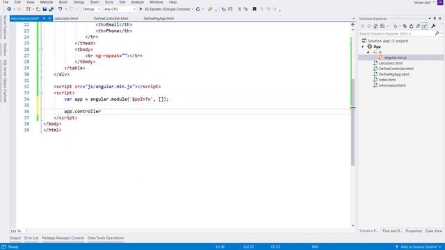 Create Simple Angular Form | Angular Table | Angular Tutorial for Beginners (URDU/HINDI) - Part 5 смотреть онлайн
