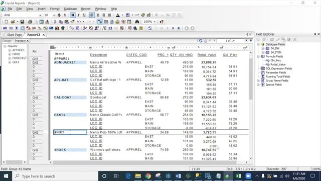 Crystal Reports Session 1 смотреть онлайн