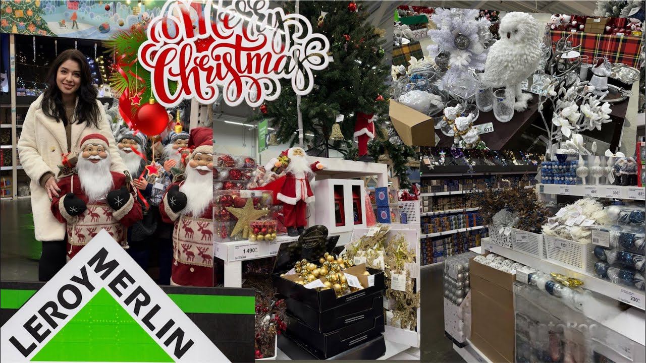 ❄️Новый год 2024 в ЛЕРУА МЕРЛЕН ❄️ Новогодний декор ❄️ Елочные игрушки ❄️ Гирлянды ❄️ Елки смотреть онлайн