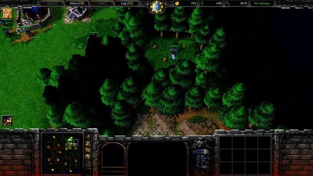 Warcraft 3 TFT Trick - Pushing peasants through trees смотреть онлайн