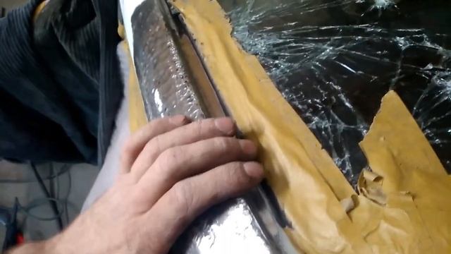 Kia Rio. Ремонт батона. Покрытие оловом. Body repair. смотреть онлайн