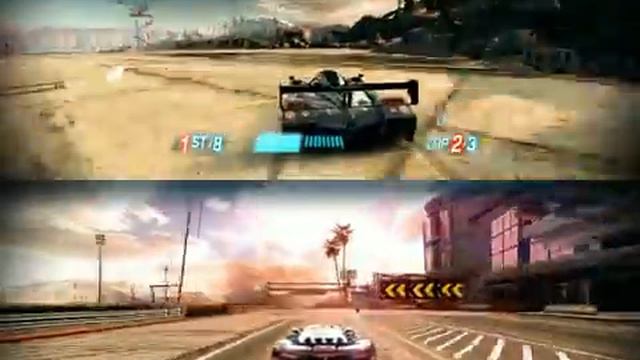 Split Second 2 Player Splitscreen Gameplay PC on Hard Mode смотреть онлайн