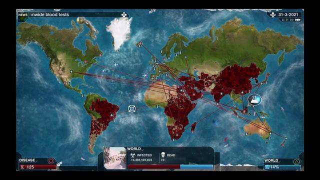 Plague Inc: Evolved necroa virus trying to get 5 stars смотреть онлайн