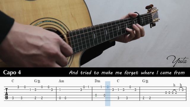 Love Yourself - Justin Bieber - Fingerstyle Guitar TAB смотреть онлайн