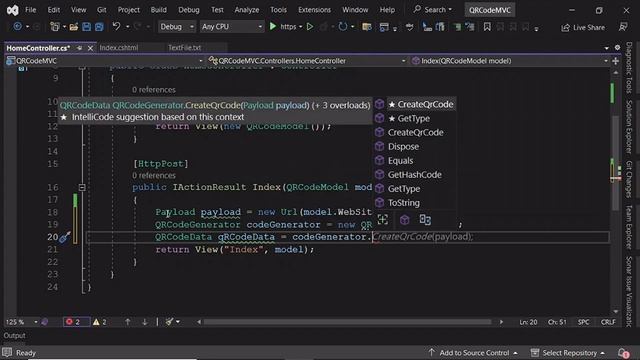 Generate QR Code using CSharp смотреть онлайн