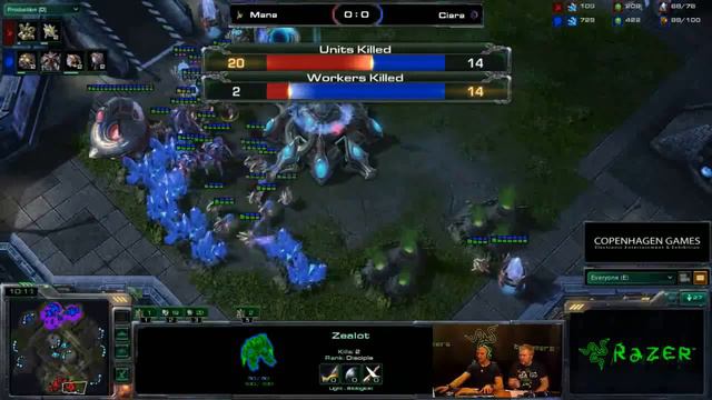 CPH-Games - RO3 - Mana(P) vs. Ciara(Z) - 1/4 - StarCraft 2 смотреть онлайн