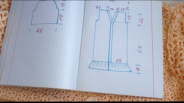 Летнее платье с воланом и рукавами - сетка, связанное крючком . Обзор. смотреть онлайн