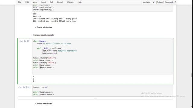 Python #10: OOP Static attributes & methodes смотреть онлайн