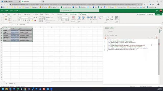 Excel Automate - Create Dynamic Table using TypeScript! смотреть онлайн