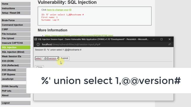 sql injection high level without tools смотреть онлайн