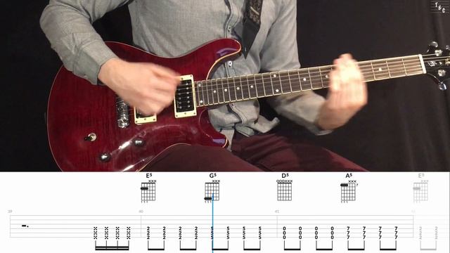Linkin Park - Given Up | Guitar Tabs Tutorial смотреть онлайн