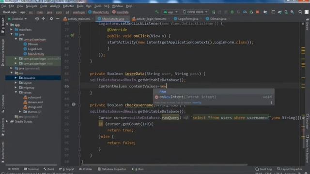 Android studio | Simple user Registration and Login form in android | SQLite Database Login form смотреть онлайн