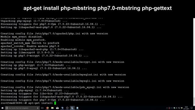 LinuxTutorial: Webserver + PHPMyAdmin Installation смотреть онлайн