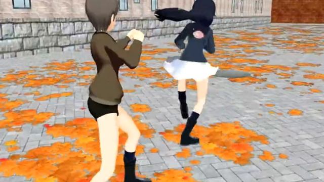 Fight: Hana Isuzu vs Naomi - Girls und Panzer MMD DL смотреть онлайн