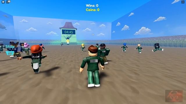 Survive the Doll Squid Game in 20 Roblox Games (Fish Game Squid Game Red Green Light) смотреть онлайн