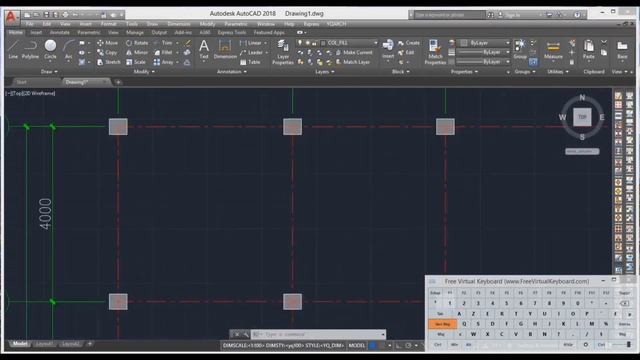 Dessiné automatiquement les poteaux sur YQArch AutoCAD | YQArch AutoCAD tutorial смотреть онлайн