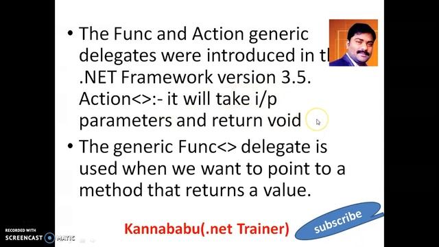 Lambda Expressions,Predicate Delegate,Func Delegate смотреть онлайн