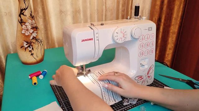 ОБЗОР / ШВЕЙНАЯ МАШИНКА / JANOME / ВИД СТРОЧЕК / ЛАПКА ОВЕРЛОЧНАЯ #оверлочнаялапка #своимируками смотреть онлайн