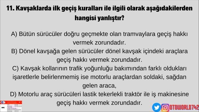 SRC 4 SINAV SORULARI #3 / SRC 4 UYGULAMA SINAV SORULARI - SRC 4 ÇIKMIŞ SINAV SORULARI смотреть онлайн