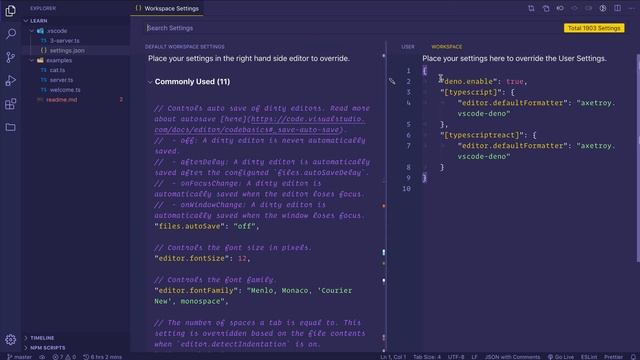 Deno VSCode Setup Extension смотреть онлайн
