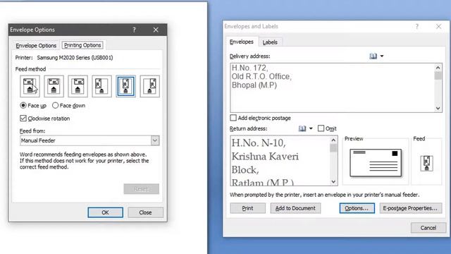 Understanding Creating Envelopes and Labels in Microsoft Word|Word me Envelope & Label kaise banaye смотреть онлайн