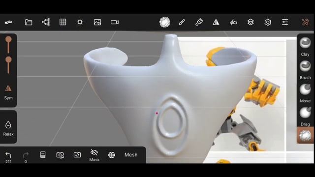 Prisma 3D Modeling. ДЕЛАЮ 3Д МОДЕЛЬ БИОНИКЛА. 3Д МОДЕЛИРОВАНИЕ НА АНДРОИД. ПРИЗМА 3Д
