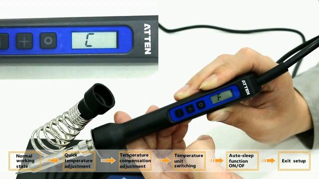 ATTEN ST 2065D, ST 2080D, ST 2150D Soldering Iron смотреть онлайн