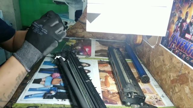 How to Replace Opc Drum & Cleaning Blade Ricoh Aficio Mp2550 3350 смотреть онлайн