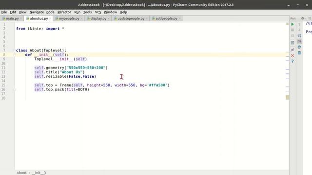 Python GUI Tutorial - 77 - PhoneBook App- About us смотреть онлайн