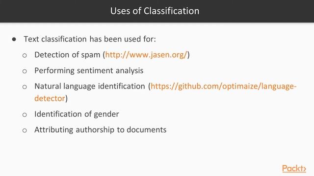 Finding Elements of Text with NLP in Java :Text Classification & Sentiment Analysis|packtpub.com смотреть онлайн