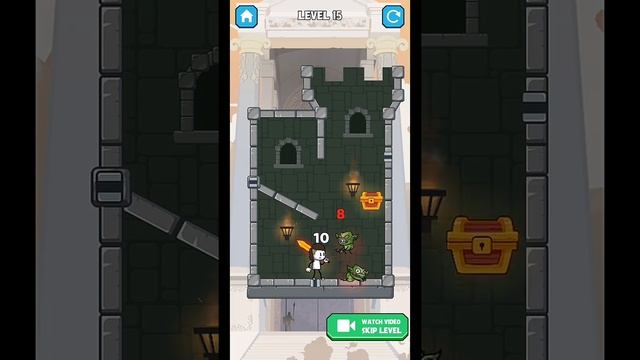 Stickman Legendary Knight / Level Up Pull the Pin Android and IOS Game смотреть онлайн