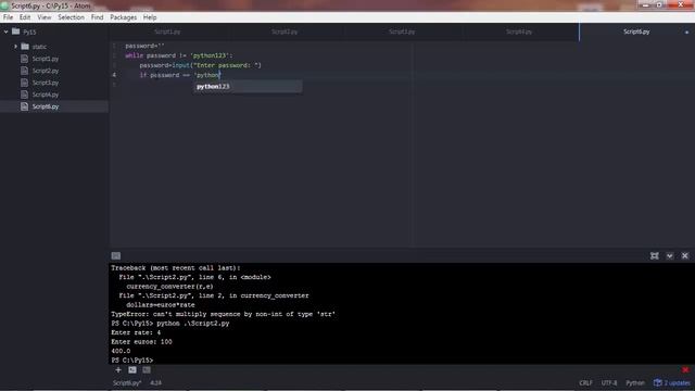 Learning Python | Real World Application| 049 The While Loop смотреть онлайн