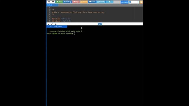 Command Line Arguments| Finding Leap Year | TCS NQT Coding question смотреть онлайн