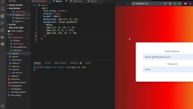 How to Build A Multi Step Form Using ReactJS, TypeScript and React Bootstrap! смотреть онлайн