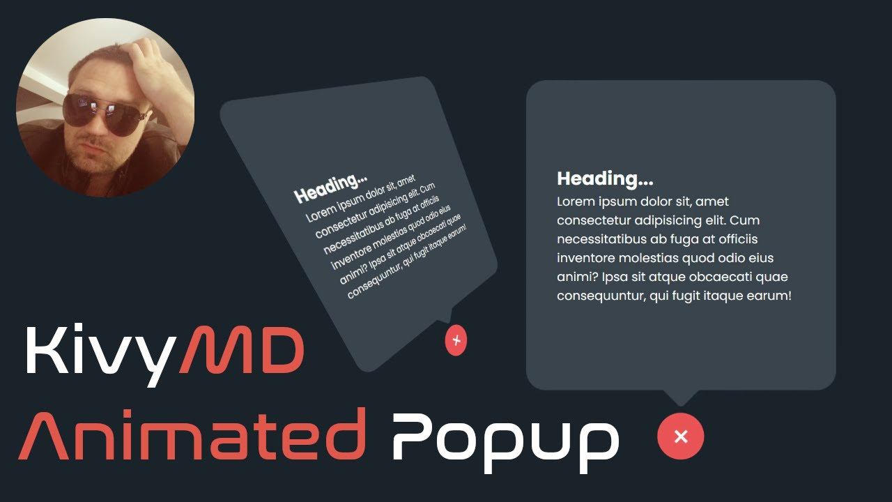 Animated Popup Concept