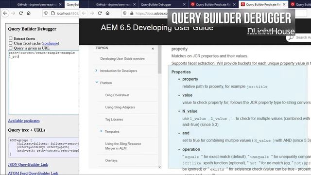Using the Query Builder Debugger in Adobe Experience Manager (AEM) смотреть онлайн