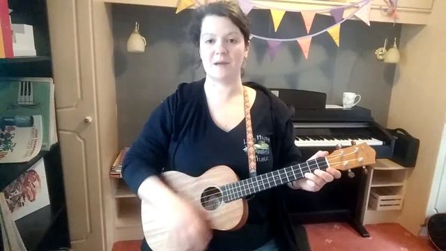 Over the Rainbow - Ukulele strum pattern medium tempo смотреть онлайн