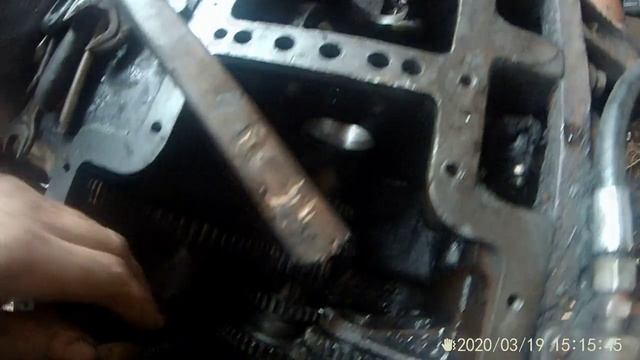 Ремонт коробки трактора т-16, сборка.