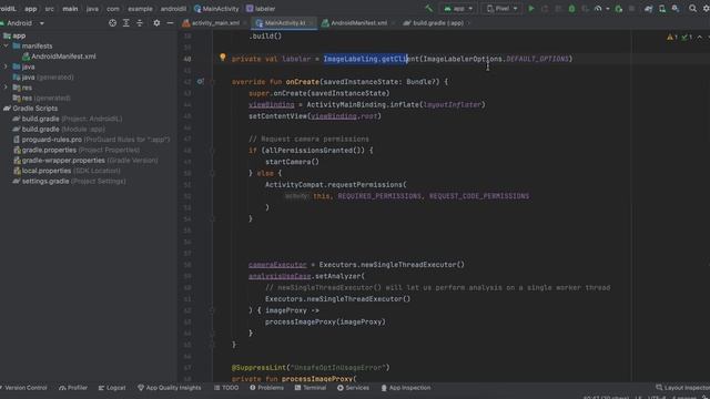 Native Android MLKIT CameraX Image Labelling смотреть онлайн