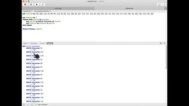 JavaScript and AppleScript смотреть онлайн