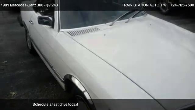 Mercedes-Benz 380 380SL @ TRAIN STATION AUTO смотреть онлайн