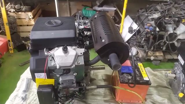 Первый запуск нового Китайского двигателя.#engine#распаковка смотреть онлайн