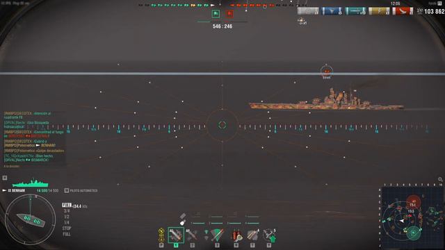 World of Warships playing destroyer Benham 13 torps and 131 K damage смотреть онлайн
