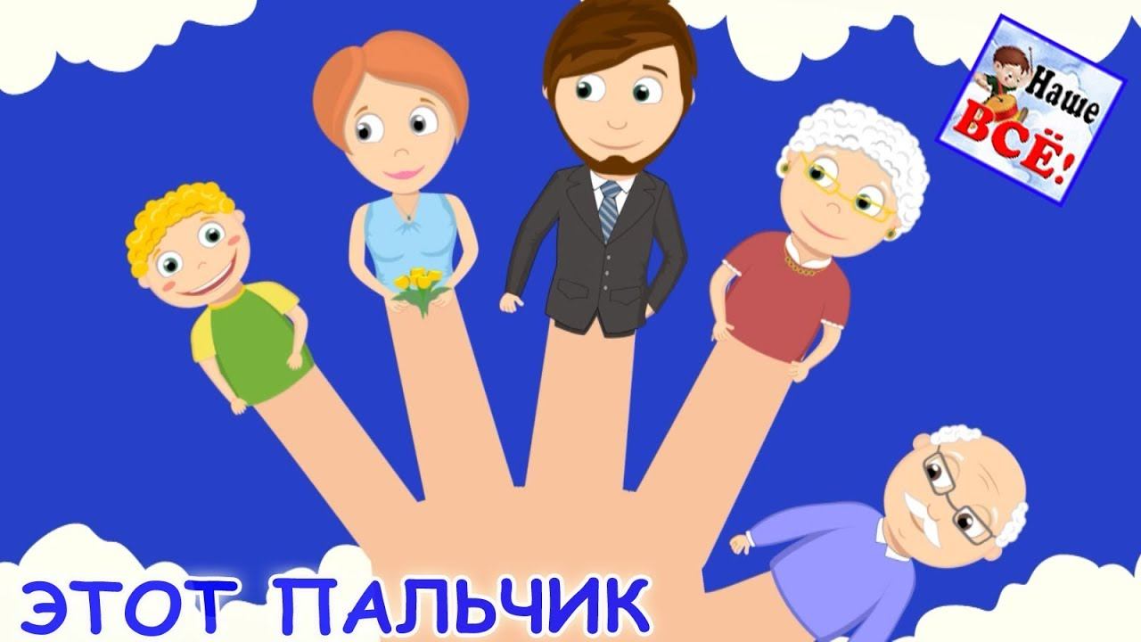 Этот пальчик дедушка. Мульт-песенка, пальчиковая игра, видео для детей. Наше всё! смотреть онлайн