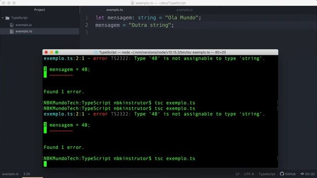 0015-02 Como Declarar o Tipo das Variáveis no TypeScript (number, string, boolean) смотреть онлайн