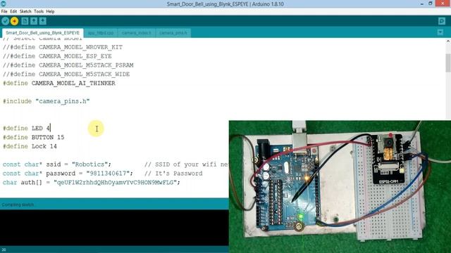 ESP32 CAM - Smart door bell | ESP32 cam with Blynk | ESP32 programming with Arduino смотреть онлайн