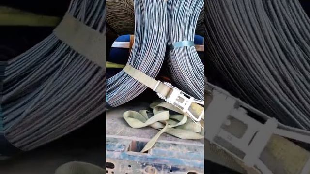 Как правильно крепить груз (Проволку) в полуприцепе | Фура | Дальнобой смотреть онлайн